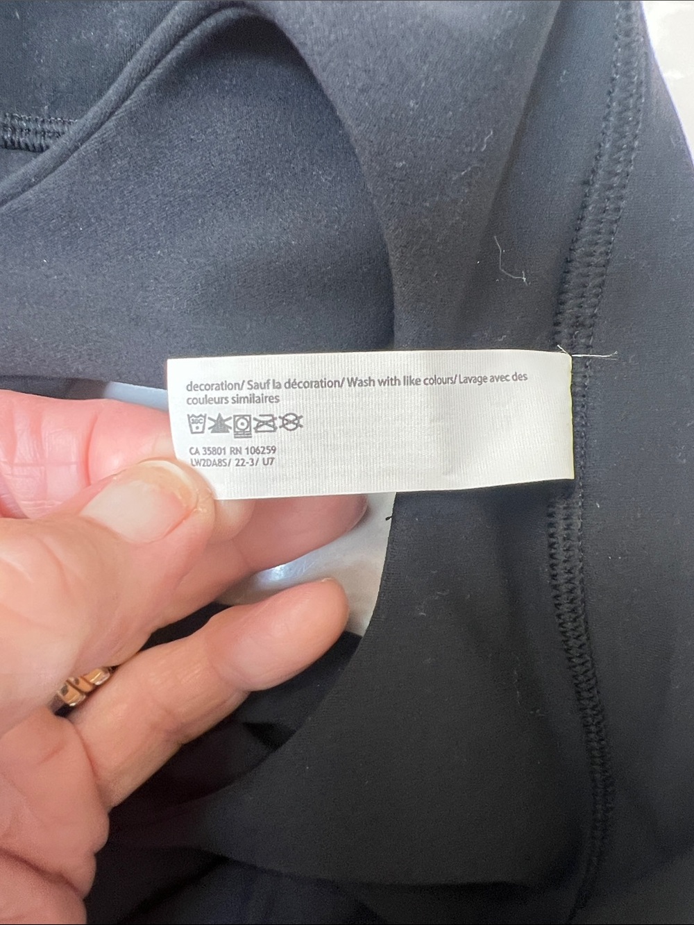 Lululemon Align Reversible Bra *Light Support, A/B cup, Black/Black, Size 10 NWT - Picture 14 of 16